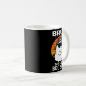 Bruh dit is een aantal Boo Sheet Ghost Halloween M Koffiemok (Voorkant rechts)