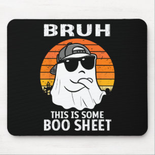 Bruh dit is een aantal Boo Sheet Ghost Halloween M Muismat