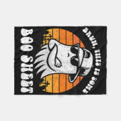 Bruh dit is een of ander boekenblad Funny Hallowee Fleece Deken (Voorkant (Horizontaal))