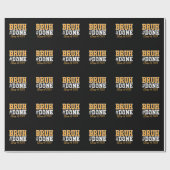 Bruh Done Class of 2025 Afstuderen Afstuderen Cadeaupapier (Vlak)