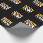 Bruh Done Class of 2025 Afstuderen Afstuderen Cadeaupapier (Hoek)