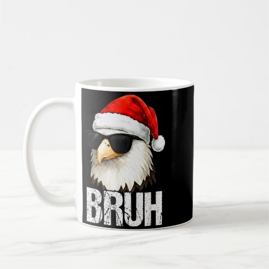 Bruh Eagle Christmas Funny Xmas For Mens Boys  Koffiemok (Links)