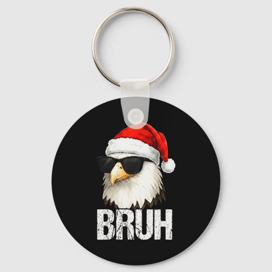 Bruh Eagle Christmas Funny Xmas For Mens Boys  Sleutelhanger (Voorkant)