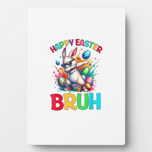 Bruh Easter Eggs Teens Boys Kids Easter Bunny East Fotoplaat (voorkant)