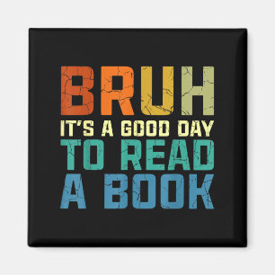 Bruh een goede dag om een boek te lezen grappig le magneet