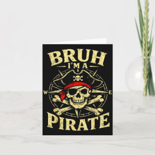 Bruh een piratenschedel kompas gekruiste botten vi kaart