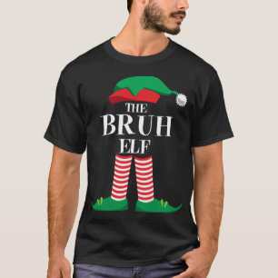 Bruh Elf Matching Family Elf Kerstmis Pajama T-shirt