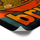 Bruh Ferret Eating Japanese Ramen Noodles Gift Men Poster (Hoek)