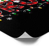 Bruh Funny Christmas Plaid Teens Boys Kids Xmas Pa Poster (Hoek)