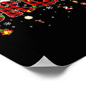 Bruh Funny Christmas Plaid Teens Boys Kids Xmas Pa Poster (Hoek)