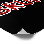 Bruh Funny Christmas Plaid Teens Poster (Hoek)