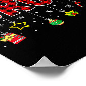 Bruh Funny Christmas Red Plaid Teens Boys Kids Xma Poster (Hoek)