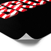 Bruh Funny Christmas Red Plaid Teens Boys Kids Xma Poster (Hoek)