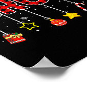 Bruh Funny Christmas Red Plaid Teens Boys Kids Xma Poster (Hoek)