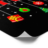 Bruh Funny Christmas Red Plaid Teens Boys Kids Xma Poster (Hoek)