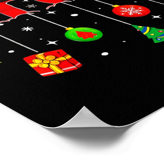 Bruh Funny Christmas Red Plaid Teens Boys Kids Xma Poster (Hoek)