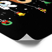 Bruh Funny Christmas Red Plaid Teens Boys Kids Xma Poster (Hoek)