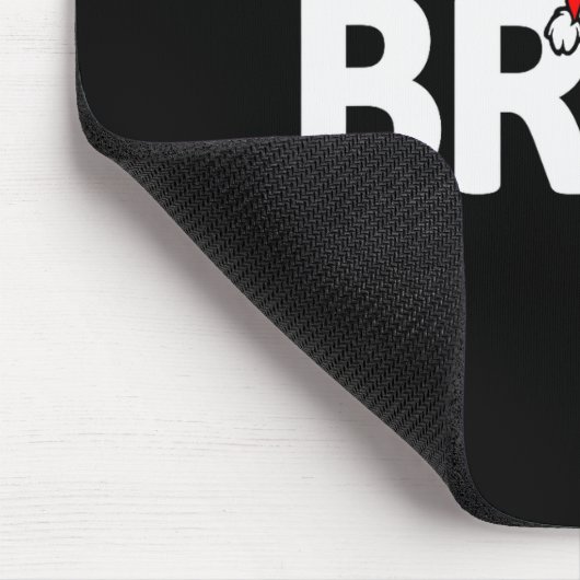 Bruh Funny Christmas Santa Teens Boys Kids Xmas Pa Muismat (Hoek)