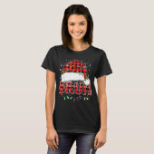 Bruh Funny Santa Hat Lights Christmas T-shirt (Voorkant volledig)