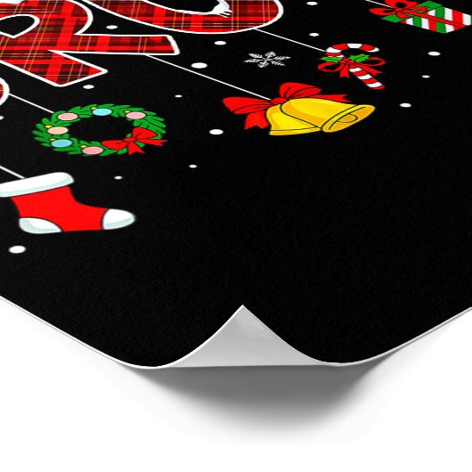 Bruh Funny Saying Christmas Shirts Teens Boys Xmas Poster (Hoek)