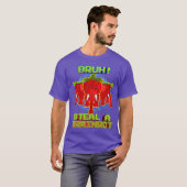 Bruh Funny Strawberry Elephant Brainrot for Boys K T-shirt (Voorkant volledig)