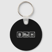 Bruh Gamer Slang Meme Design  Sleutelhanger (Voorkant)