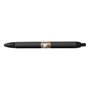 Bruh Geest Retro Zonsondergang Halloween Trick Or Zwarte Inkt Pen