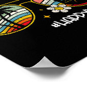 Bruh Gelukkig Laatste Dag van School Einde van Sch Poster (Hoek)