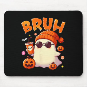 Bruh Ghost Halloween Schattigee Ghost Trick or tre Muismat