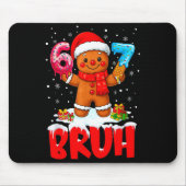 Bruh Gingerbread Six Seven 67 Ice Cream Drip Chris Muismat (Voorkant)