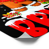 Bruh Gingerbread Six Seven 67 Ice Cream Drip Chris Poster (Hoek)