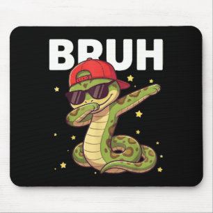 Bruh Grappige Dabbing Slang Kinderen Jongens Repti Muismat
