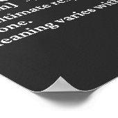 Bruh grappige definitie poster (Hoek)