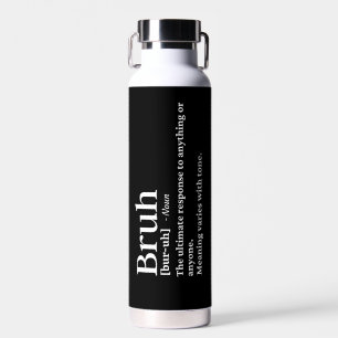 Bruh grappige definitie waterfles