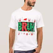 BRUH grappige kerst T-shirt (Voorkant)