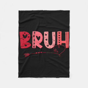 Bruh Grappige Meme Broer Groet Tiener Jongen Manne Fleece Deken