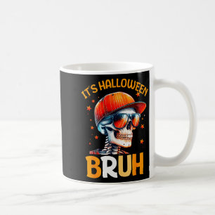Bruh Halloween Jongens Kinderen Halloween Skelet  Koffiemok