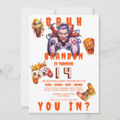 BRUH Halloween Tiener Verjaardag Videospel Sleepov Kaart (Voorkant)