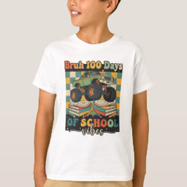 Bruh Happy 100 Days of School T-shirt
