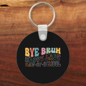 Bruh Happy Laatste Dag van School Grappige meme le Sleutelhanger (Voorkant)