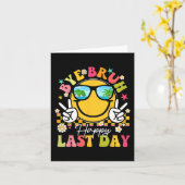 Bruh Happy Laatste Dag van School Leraar Jongens M Kaart (Gele Bloem)