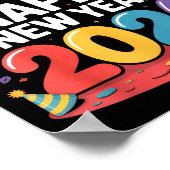 Bruh Happy New Year 2026 Fun Party Vibes Celebrati Poster (Hoek)