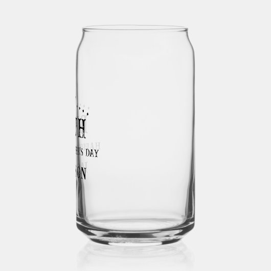 Bruh Happy Vaderdag Blikvorm Glas (Links)