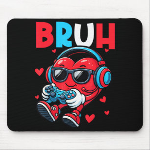 Bruh Hart Gamer Video Gaming Controller Valentijn Muismat