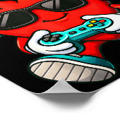 Bruh Heart Gamer Video Gaming Controller Valentine Poster (Hoek)
