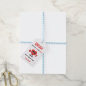 Bruh Heart Zonnebril 67 Valentijnslabel Cadeaulabel (Met Touw)