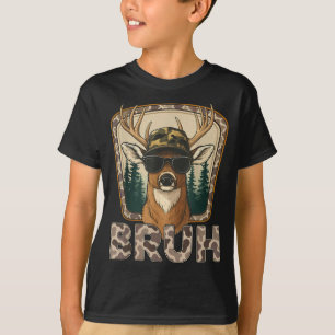 Bruh Hertenjager Grappige Hertenjacht Camouflage M T-shirt
