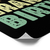 Bruh Het is de verjaardag van mijn opa Grappige op Poster (Hoek)