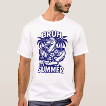 Bruh Het is de zomer Funny Goose in Hawaiian Shirt