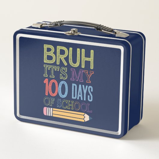 Bruh Het Is Mijn 100 Dagen School Grappige 100e Da (Voorkant)